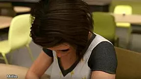 can you believe this petite teen with big boobs getting anal from a milf?