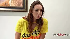 does step daughter teach broke dad camming?