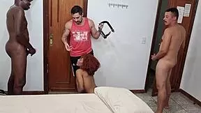 Hey check this backstage action where naughty Nayro takes huge loads of dick and cum 😈