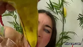 i'm seein this wacky teen gettin harsh anal therapy in the nuthouse