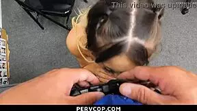 caught stealing young babe gets fucked by officer