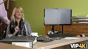 Czech Teen Blowjob For Loan Agent