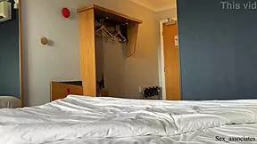 Naive stepsis gets horny from wet dream, feels dick on butt while sharing bed