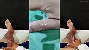 Got excited thinking of ex girlfriend, jerked off with cum on hand?