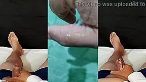 Got excited thinking of ex girlfriend, jerked off with cum on hand?