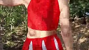 ASMR SEASHORE FOREST BAREFOOT WALKING WAVES SOUND UPSKIRT