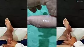 Got excited thinking of ex girlfriend, jerked off with cum on hand?