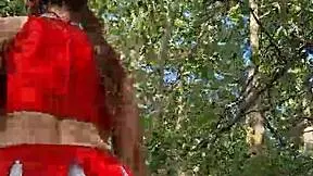 ASMR SEASHORE FOREST BAREFOOT WALKING WAVES SOUND UPSKIRT