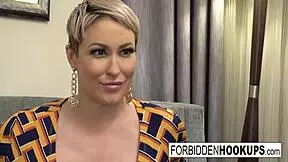 Oh, busty milf, you're hooking up with your step-daughter for some wild action?