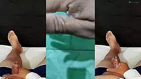 Got excited thinking of ex girlfriend, jerked off with cum on hand?