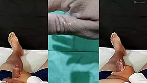 Got excited thinking of ex girlfriend, jerked off with cum on hand?