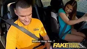 fake driving school cute miriam more blowjob and pov orgasm with teacher