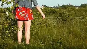 Brunette teen says, 'Fuck my hairy pussy doggy on the beach!'