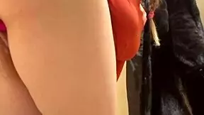 extreme public masturbation with vibrator close up
