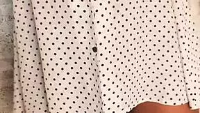 horny ladies tease with wet pussies and ripped clothes while stripping in tight dresses