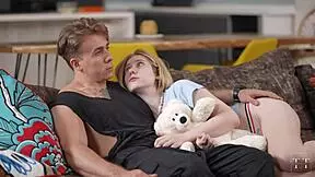 step-dads big cock will make it all better for this slutty girl