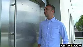 blonde teen babysitter rides huge cock and squirts everywhere