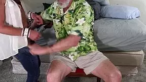 Petite amateur milf gets OTK spanked, paddled, caned, then fucked doggystyle with creampie.