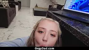 stepdaddy hires his stepdaughter as personal assistant - orgydad