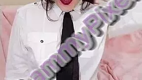 Lammy Pixel dresses sexy for school, dreaming of sex, but messes up her outfit