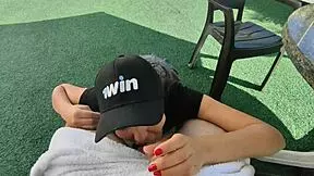 Hot afternoon fuck with stepsister in hotel room, quick missionary 😏