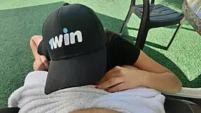 Hot afternoon fuck with stepsister in hotel room, quick missionary 😏