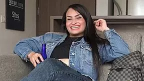 Tiny cute teen 18+ latina gets rough fucked at fake casting 😈