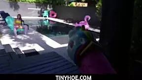 Tinyhoe - Stuck Under Table Tiny 18+ Latina Teen 18+ Stepsister Fucked By Stepbrother - Violet Gems