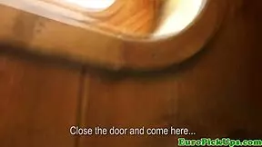 PICKED UP EURO BABE GETTING HER TITS OUT IN PUBLIC