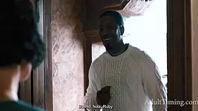 He offers his wife to the boss for domination! Can she handle the rough threesome?