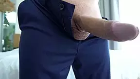 Secretary Jerks Off And Sucks Bosss Huge Cock In Hotel Female Pov Cum Play