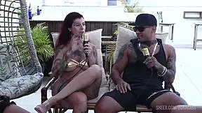 Compilados do casal kobra no bora cast com bruna carlos e matheus caetano - parte 2 watch on sheer red