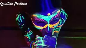 Fucked The Wild Slim Girl In The Uv-Light