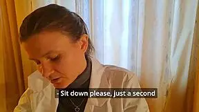 Young Russian Doctor Blows Me At Appointment?