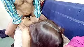 pure desi servant mistress bed-breaking anal sex