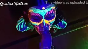 Fucked The Wild Slim Girl In The Uv-Light