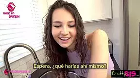 stepsister stuck in laundry, taboo fun 😉