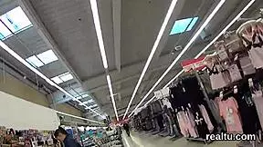 omg, that luscious czech girl got her clothes ripped and fucked in the shop pov 😍