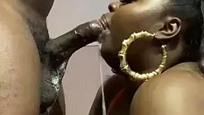 Want to see a sloppy blowjob from this ebony milf?