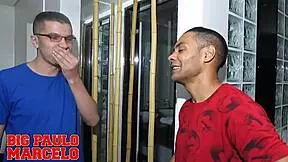 Lifting her dress for an intimate moment.