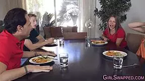 that teen got facialized after banging hard with the old guy in taboo food fetish scene