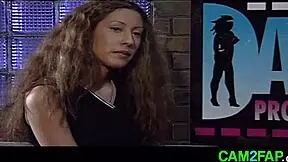 brunette teen with great tits gets fucked hard in titty fuck