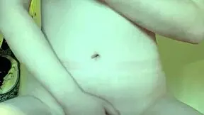 18yo amateur with pale huge natural tits cums hard all over her stuffed panties the panty bank - used panties