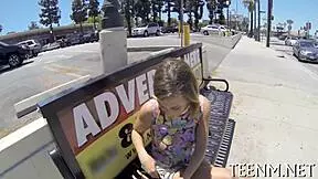 Legal age teen Keisha Grey can't resist sex offer