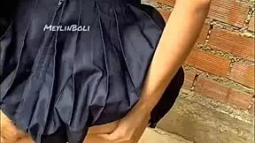 Neighbor Loses Bet in Japanese Uniform