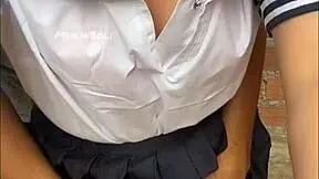 Neighbor Loses Bet in Japanese Uniform