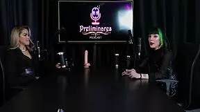 Naughty Gothic Girl Shows Blowjob Skills?