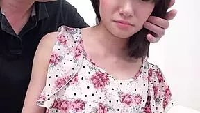 Intriguing Contrast: Skinny Japanese Teen Creampied By Old Guy In JAV Casting