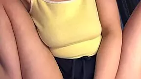 Teen Plays With Natural Tits And Fingers Pussy