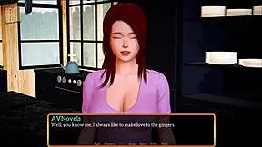 Redhead Teen With Big Tits In Family Scene